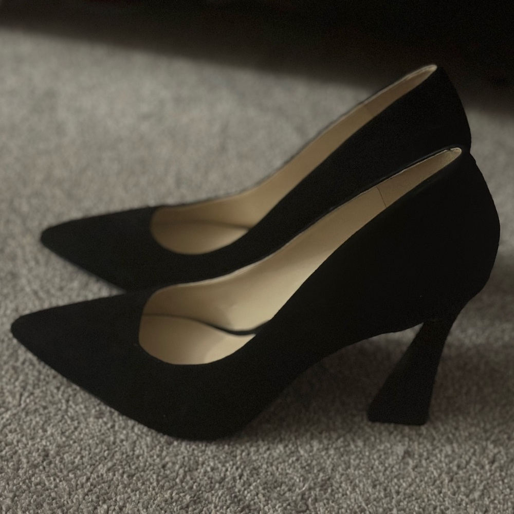 Black Suede Pumps Nine West